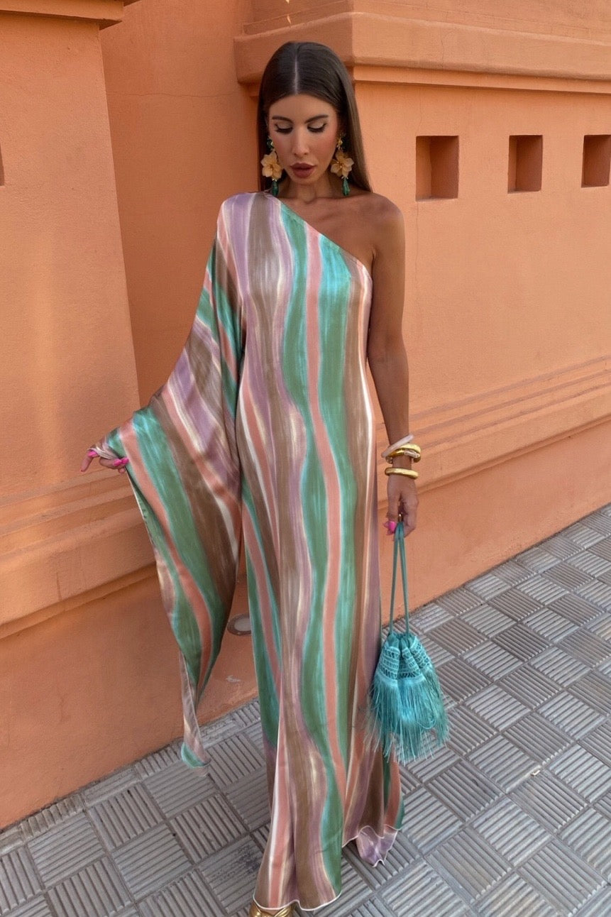 VESTIDO LIA ASIMETRICO ROSA