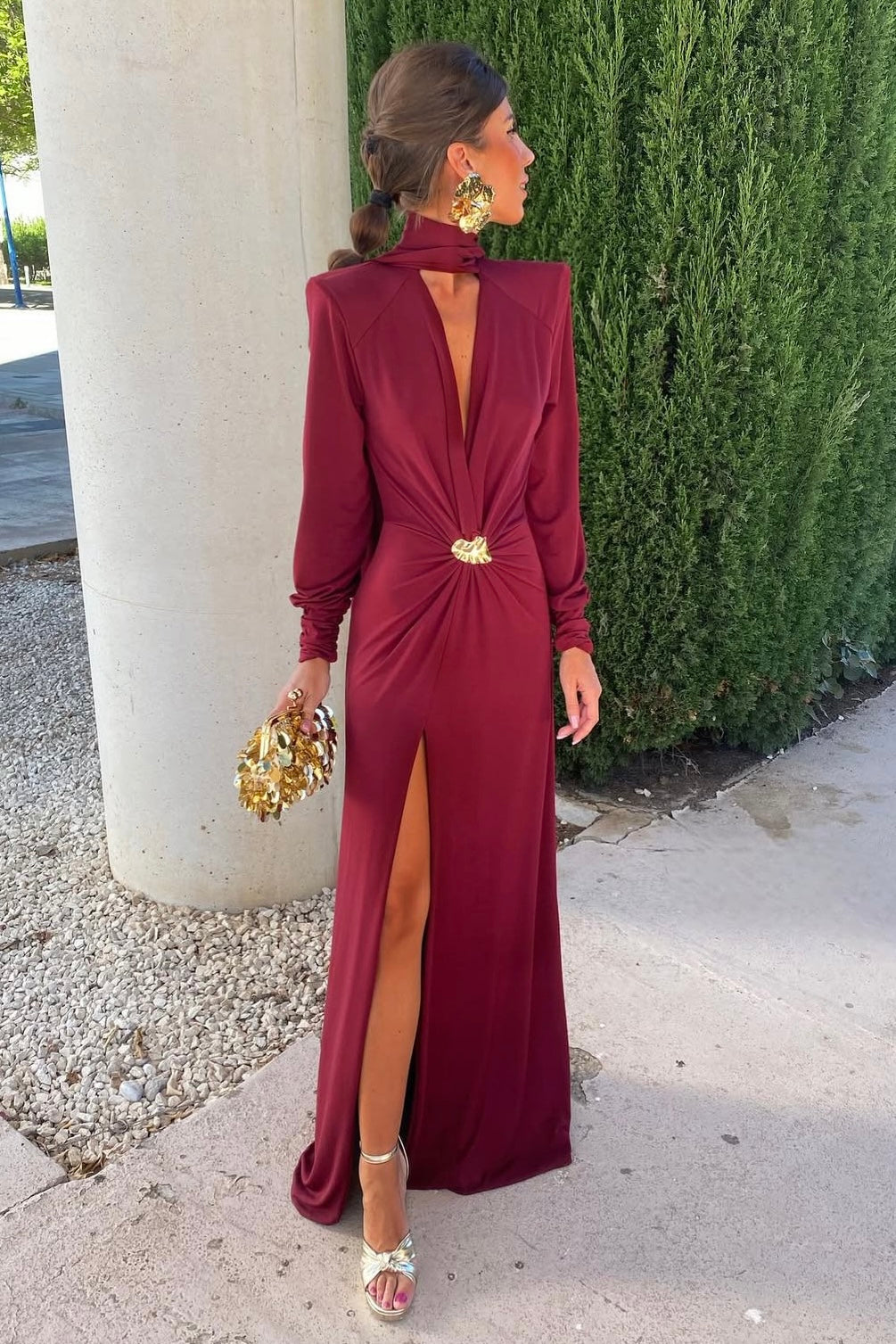 VESTIDO VALERIA BURDEO
