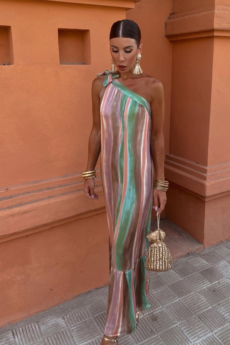 VESTIDO AITANA ASIMETRICO