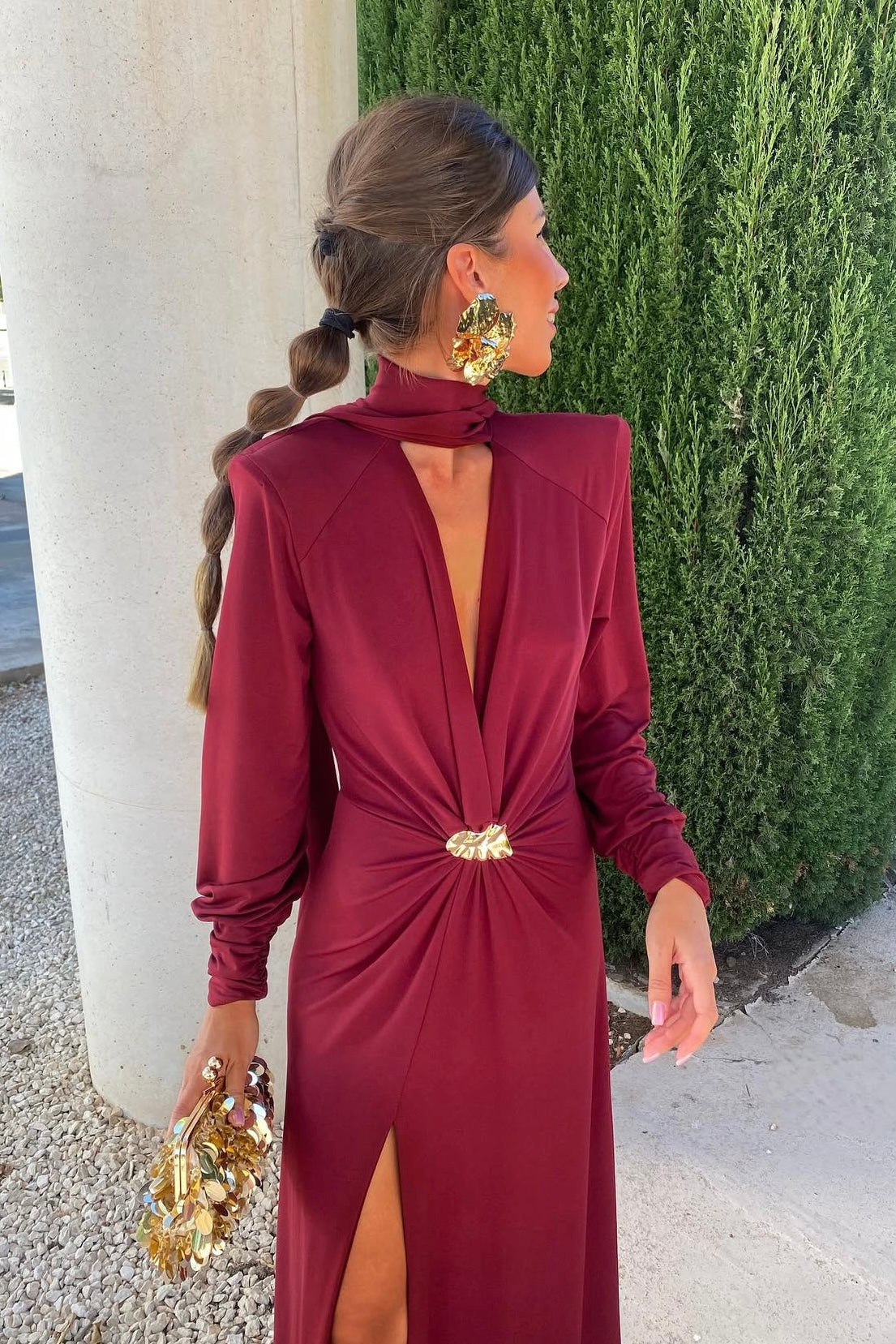 VESTIDO VALERIA BURDEO