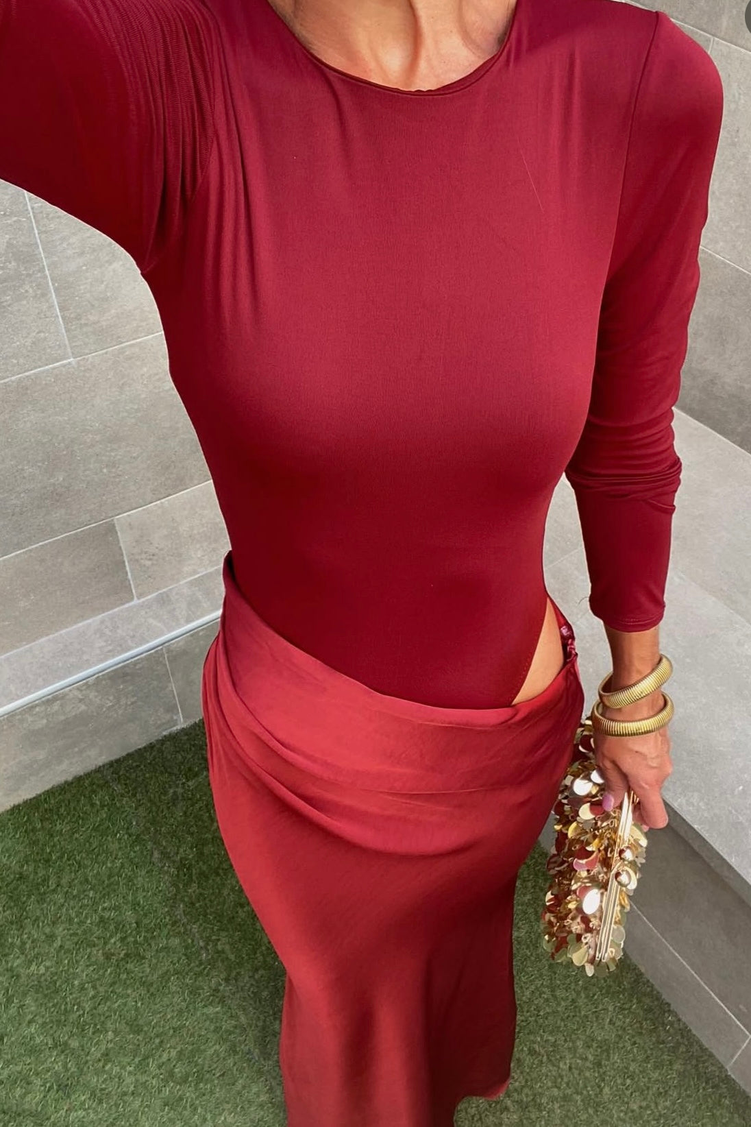 VESTIDO ISABELA BURDEO